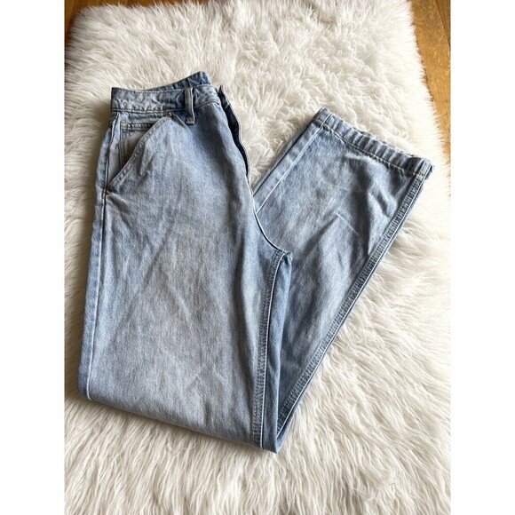 Princess Polly Women’s Size 4 Oxford Mom Jeans High Waist BOX 7 - Picture 2 of 10